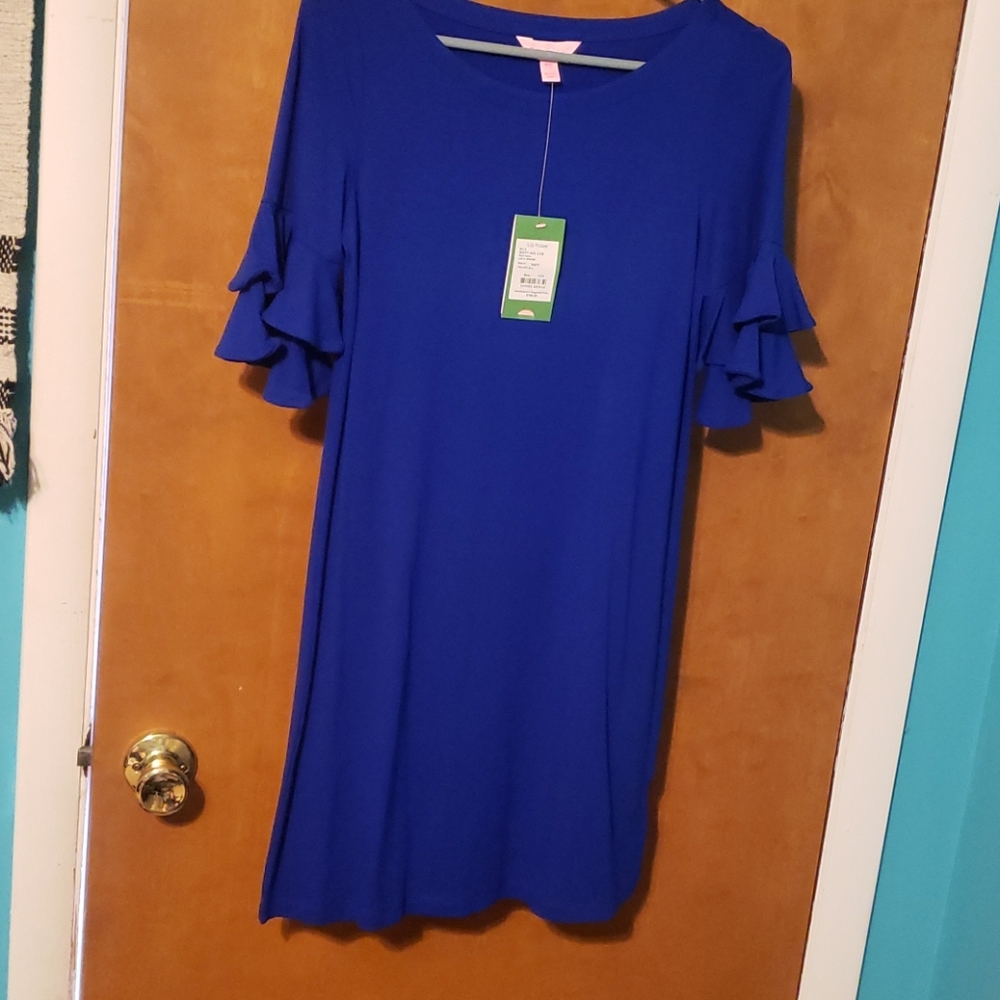 Lilly Pulitzer Lula Dress twilight blue - Picture 2 of 4